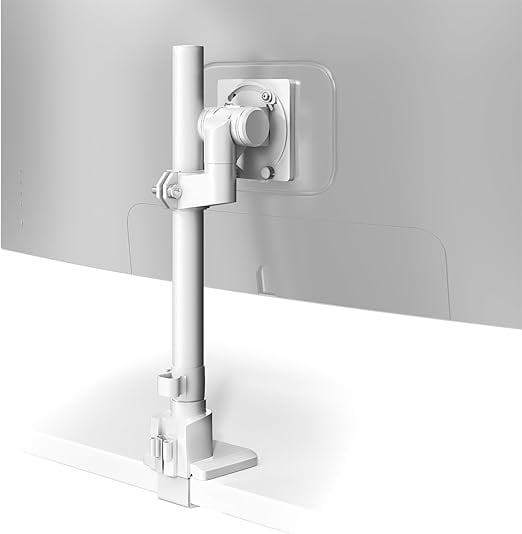 Pixio PS2S White モニターアーム 白 シングル 17-49インチ対応 耐荷重