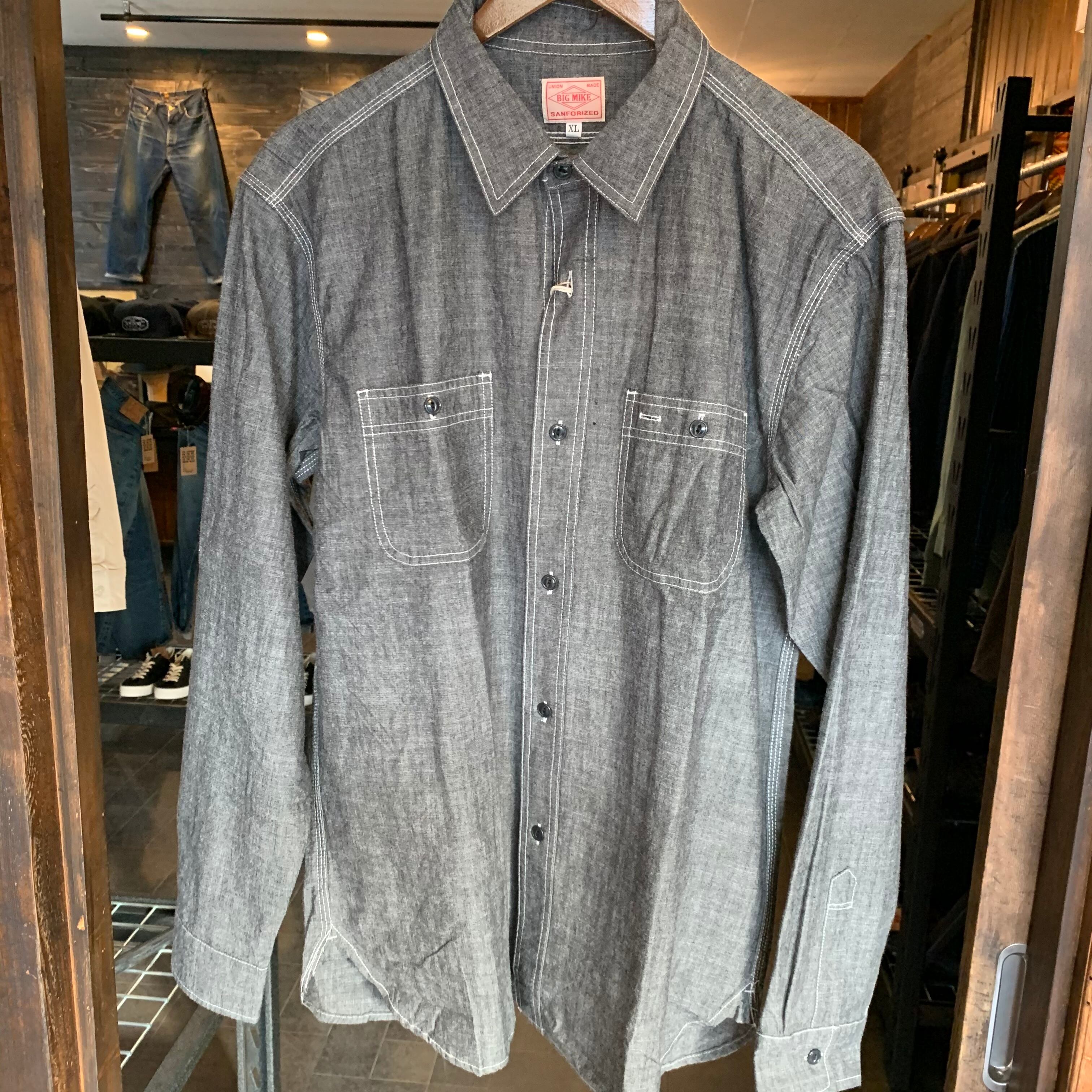BIG MIKE CHAMBRAY SHIRT (ビッグマイク シャンブレーシャツ) | STYLE FACTORY & CO. powered by  BASE
