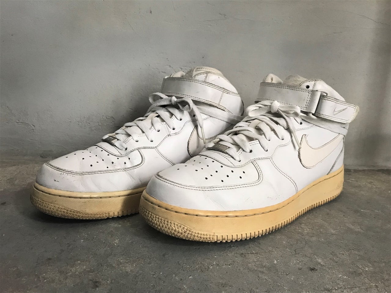 NIKE AIR FORCE1 MID 07 WHITE/WHITE