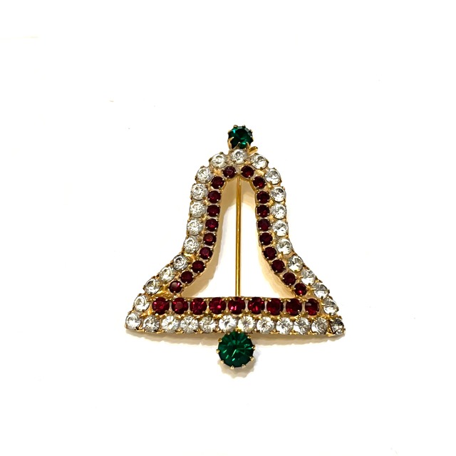 Vintage bell motif broach
