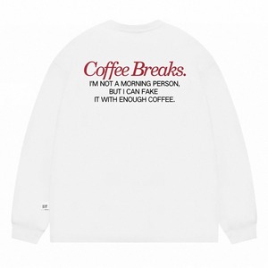 Coffee graphic back print tee 1347