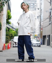 ◆ワイドストレート デニムパンツ◆be-7273y233