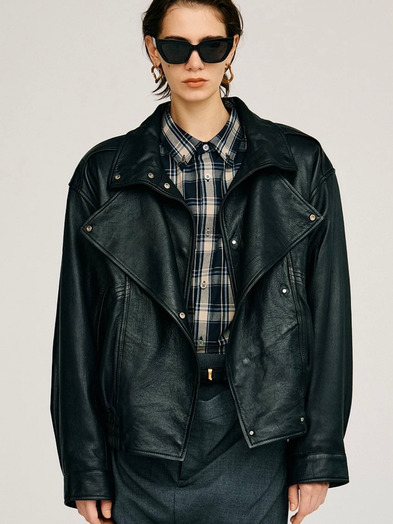 【26AW | WOMEN】PRANK PROJECT プランクプロジェクト / レザージャケット / Sheep Leather Bomber Jacket　31262216101　 - 1
