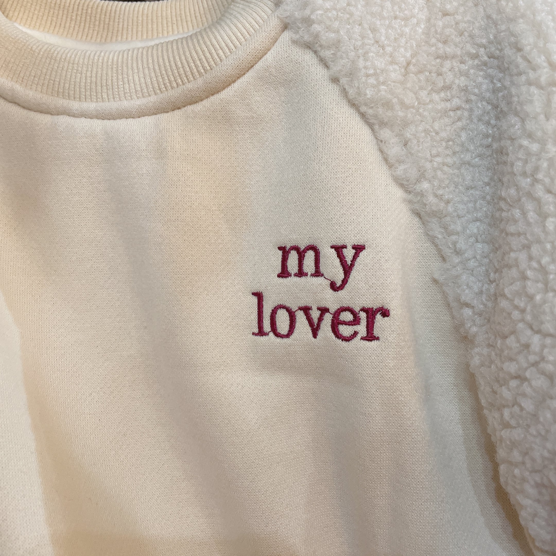 2color 裏起毛my loverカバーオール