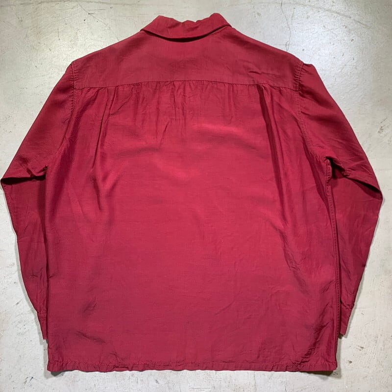 40's~ 50's Pilgrim ピルグリム レーヨンプルオーバーシャツ ハーフ