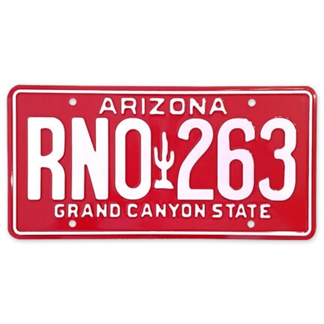 (RNO 263) ブライアン・オコナー 1995 三菱 エクリプス ナンバープレート アリゾナ州