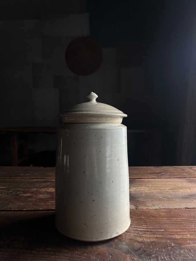 MUDDY 真泥 ｜キャニスター  白土灰白釉薬