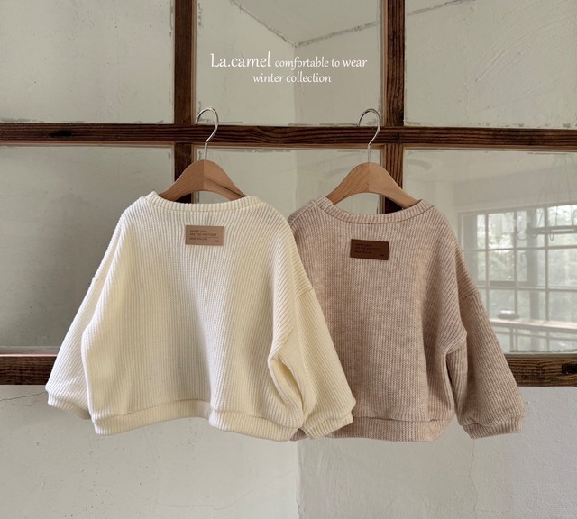 【即納】lacamel / label hachi knit