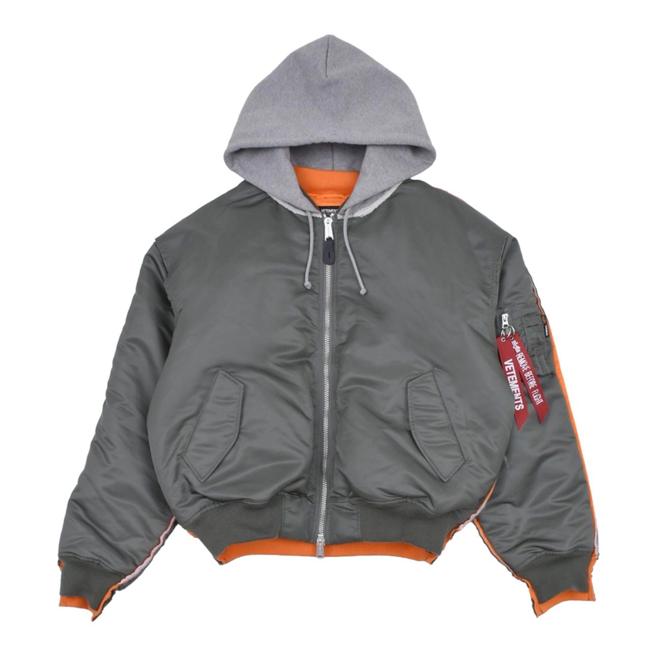 【VETEMENTS】BOMBER WITH ATTACHED HOOD - 5