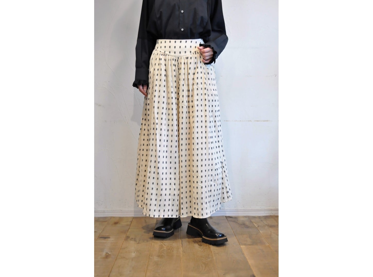 thomas magpie】jacquard pants /【トーマスマグパイ】 ジャガード