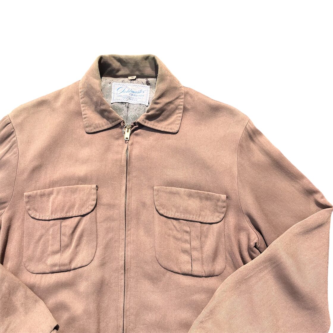 50s sears rayon gabardine jacket | PAY ID