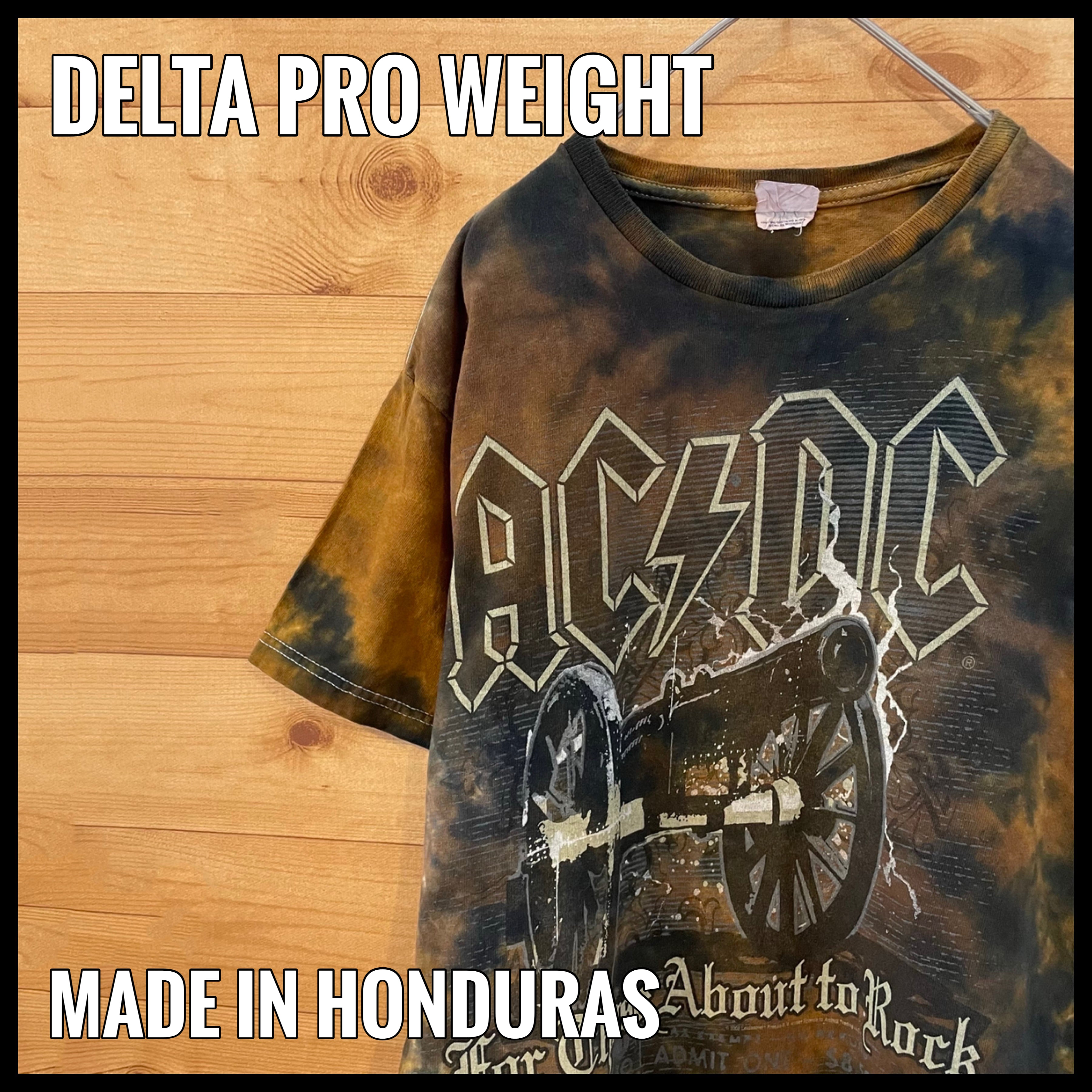 DELTA PRO WEIGHT】AC/DC バンドTシャツ 悪魔の招待状 ロックt