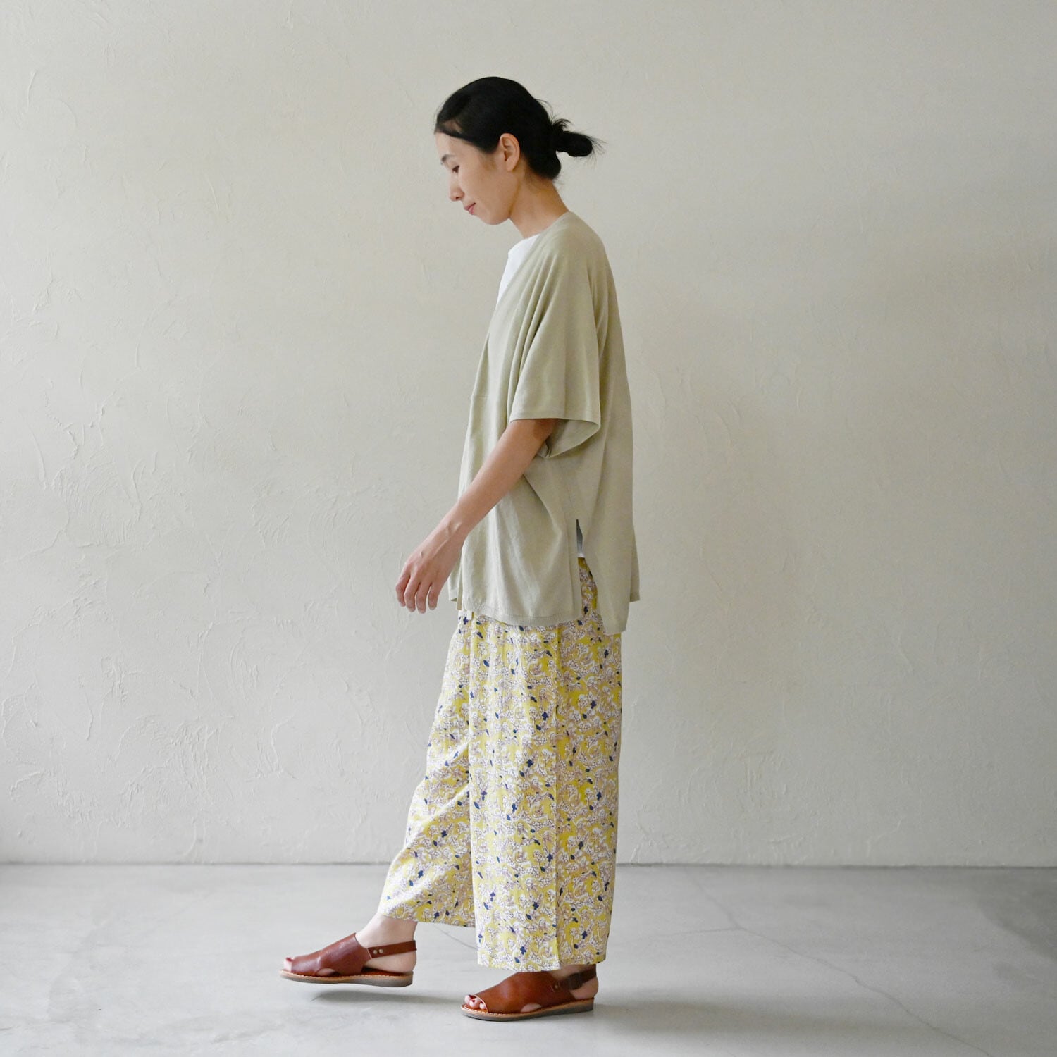 【sisam】フロントタイカーデ|オーガニックコットン