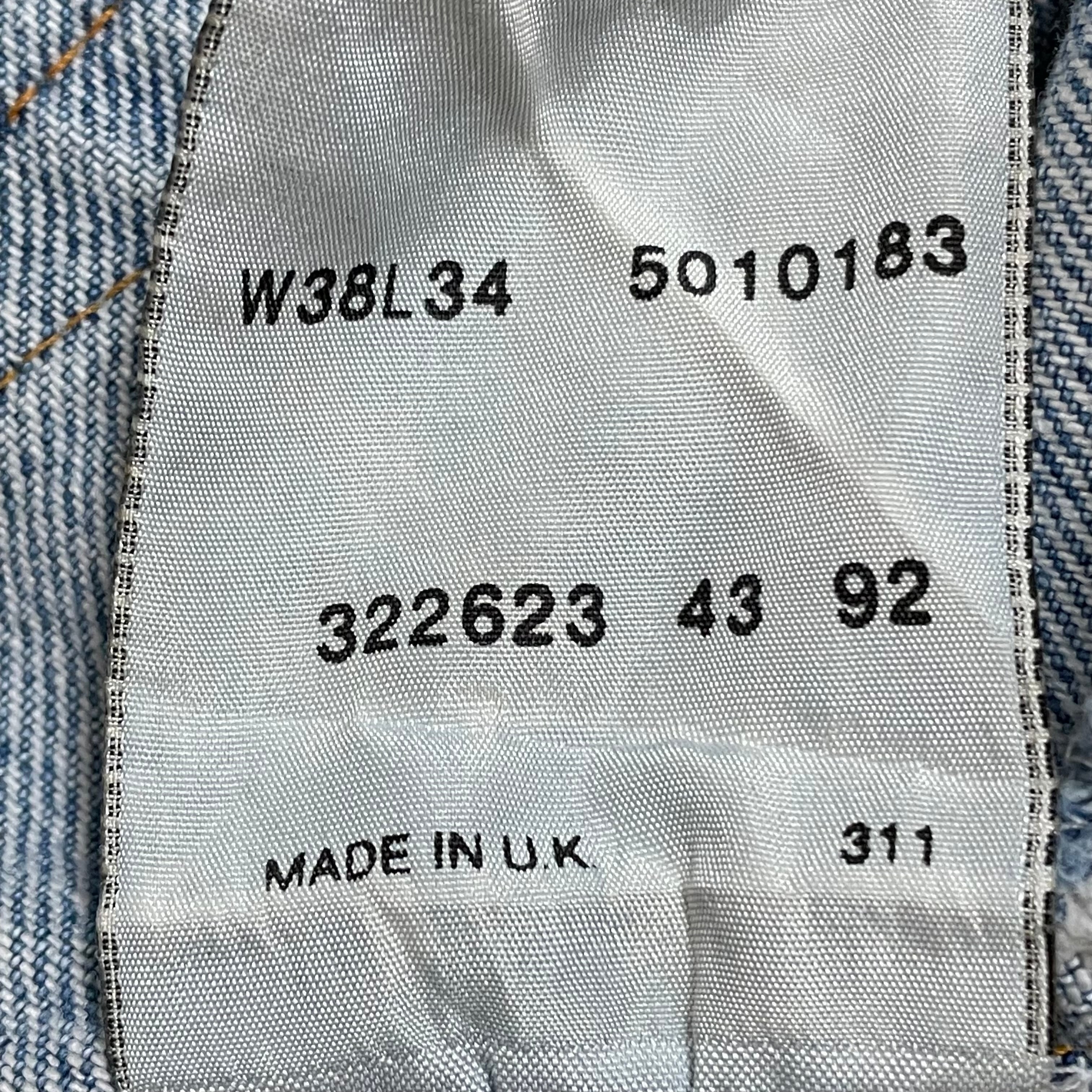 【LEVI'S】 90s UK製 501  デニム ジーンズ W38 EU