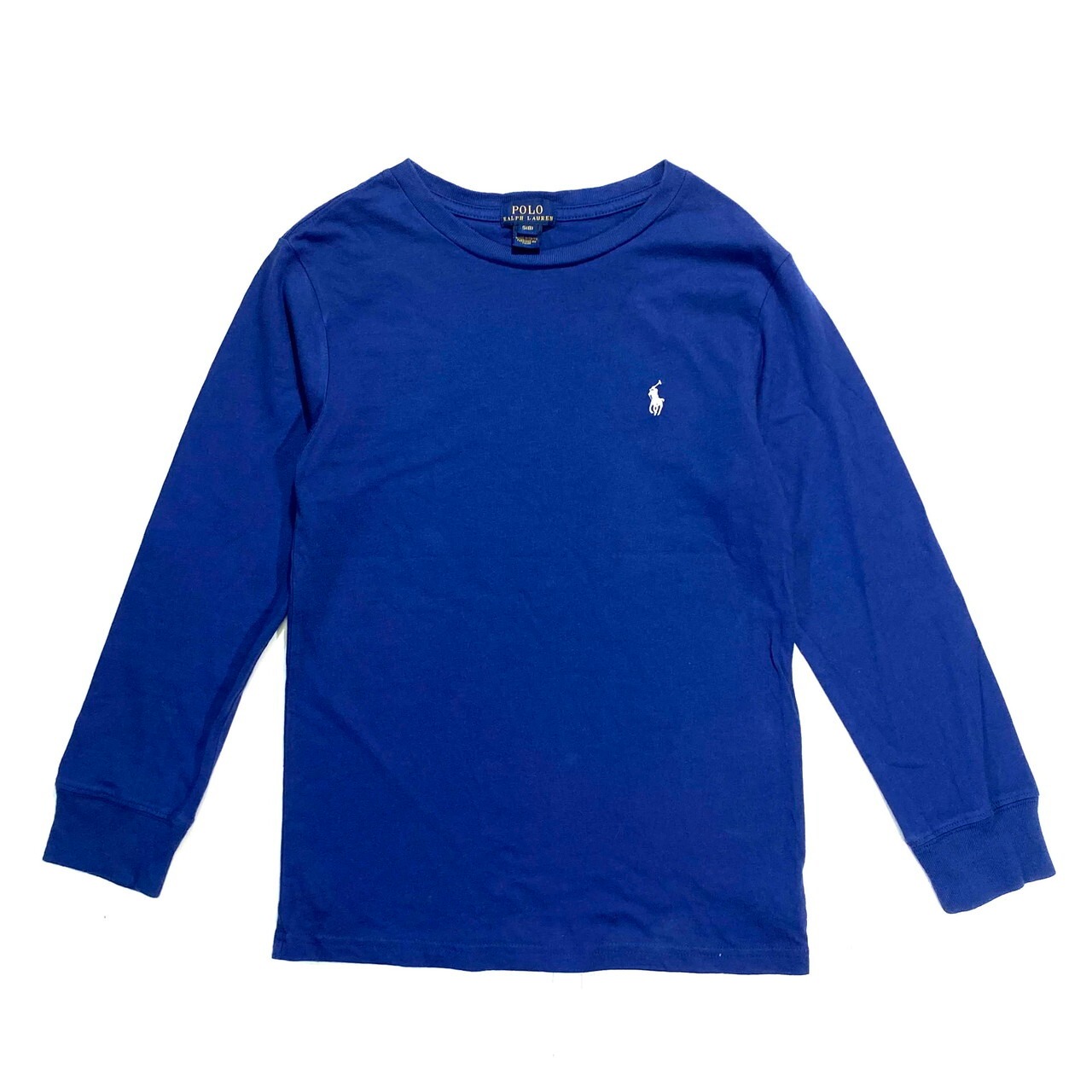 kids】ラルフローレン ワンポイント刺繍 ロングTシャツ ロンT キッズS 