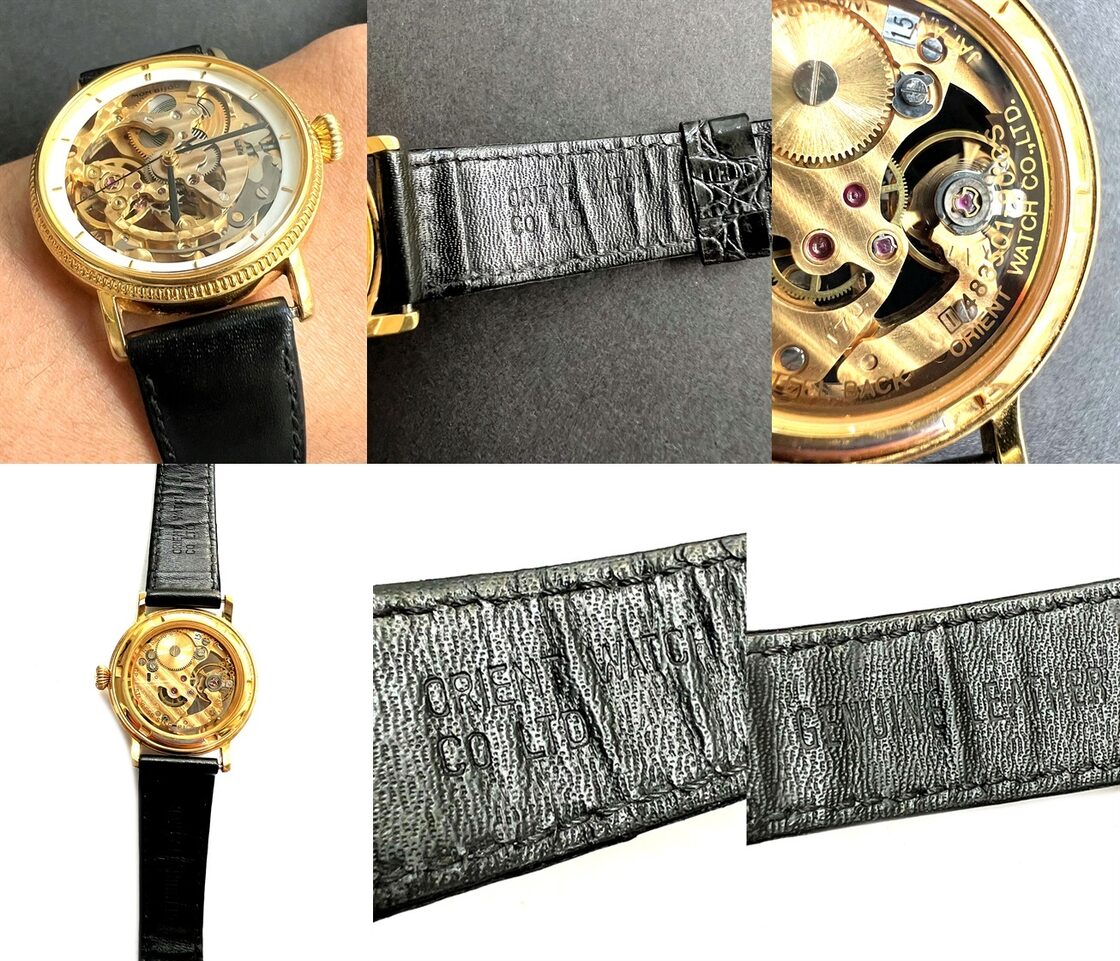 ORIENT オリエント MON BIJOU モンビジュ スケルトン ゴールド 世界 