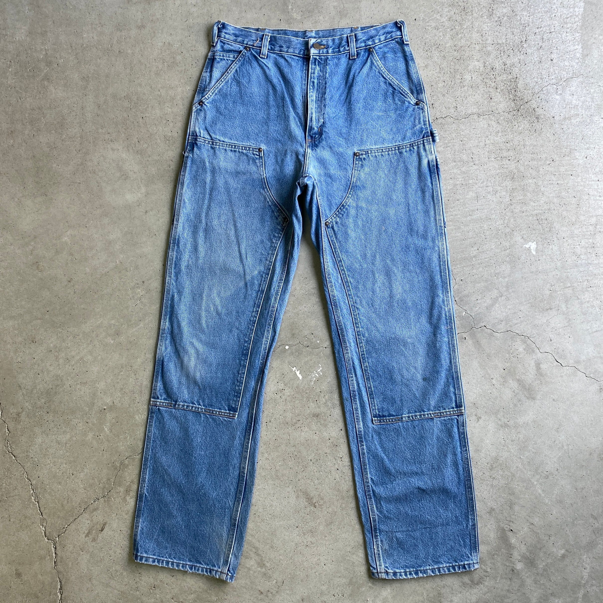 ワンポイント無地生産国カーハート Carhartt Dungaree Fit デニム ペインターパンツ メンズw32 /eaa310138