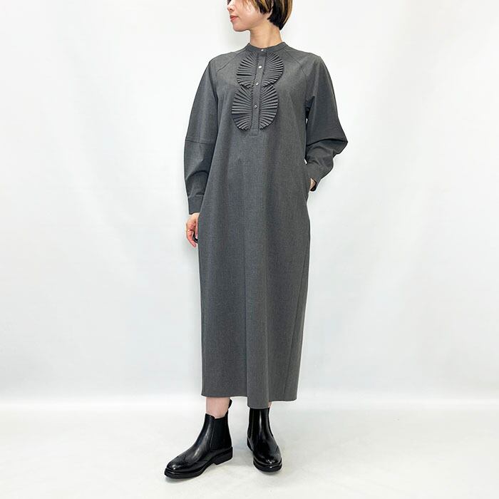 MARILYN MOON マリリンムーン SOI-MeME pleats jabot one-piece 4253