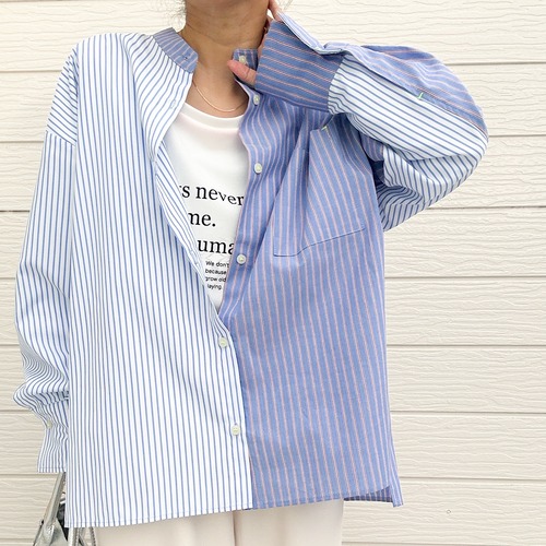 ミックスストライプシャツ