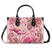 New Version-Luxury Women PU Leather Handbag Paisley 4481