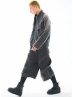 54A0 Asymmetric Deconstructed High Neck Jacket