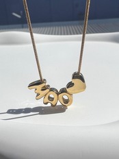 【受注】bubble initial necklace