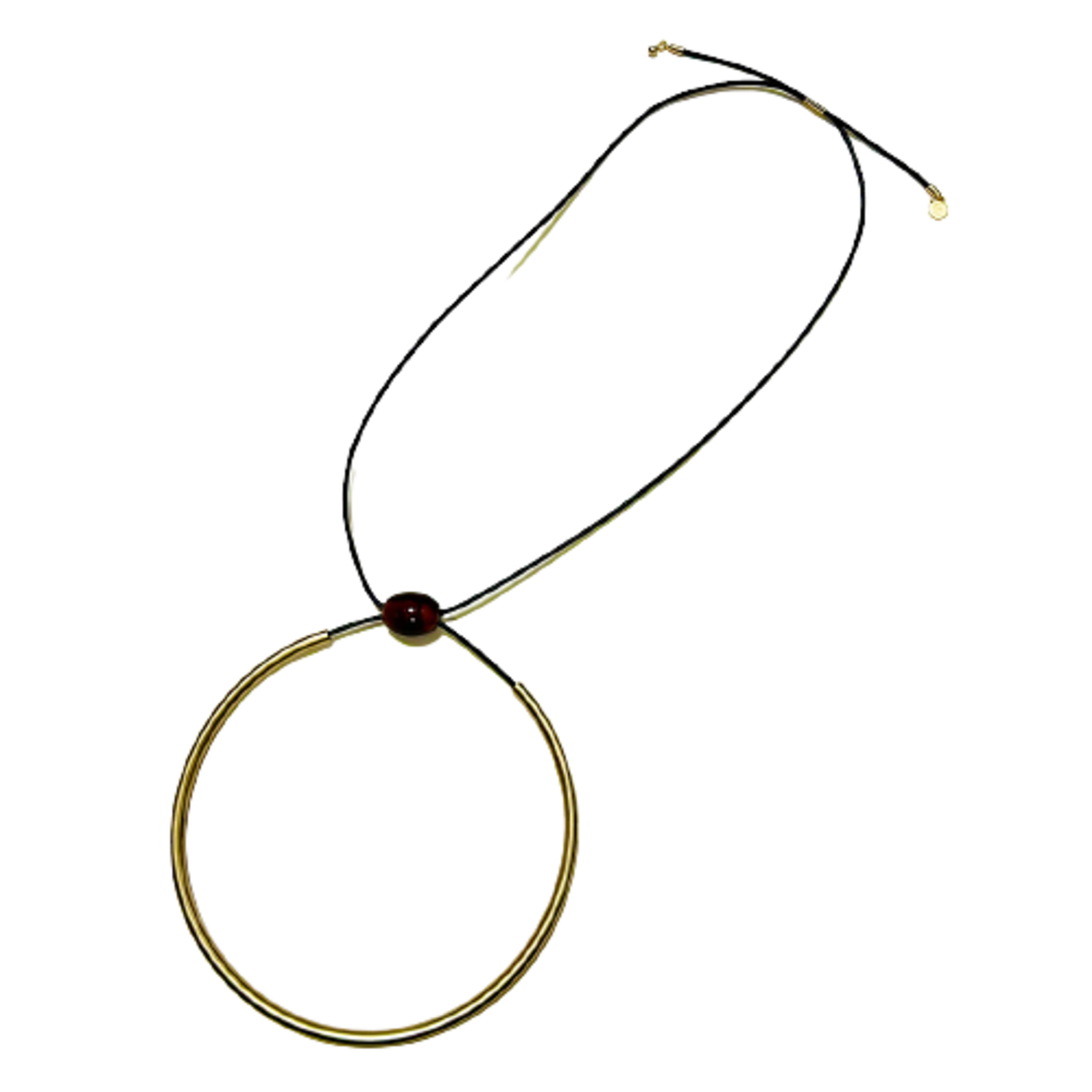 オーバーサークルネックレス【232-0452】