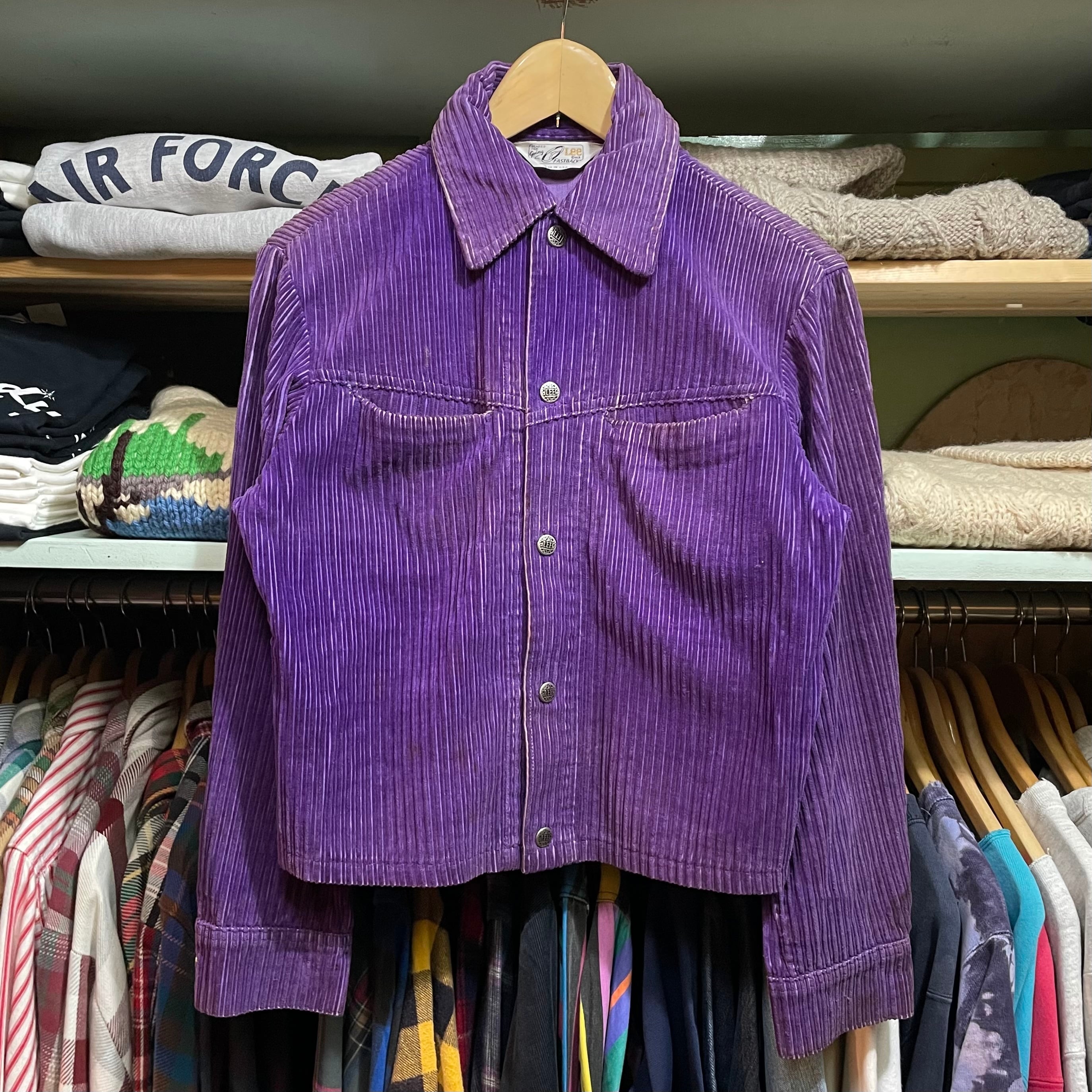 70's "LEE FAST BACKS" corduroy jacket (beady clothing)