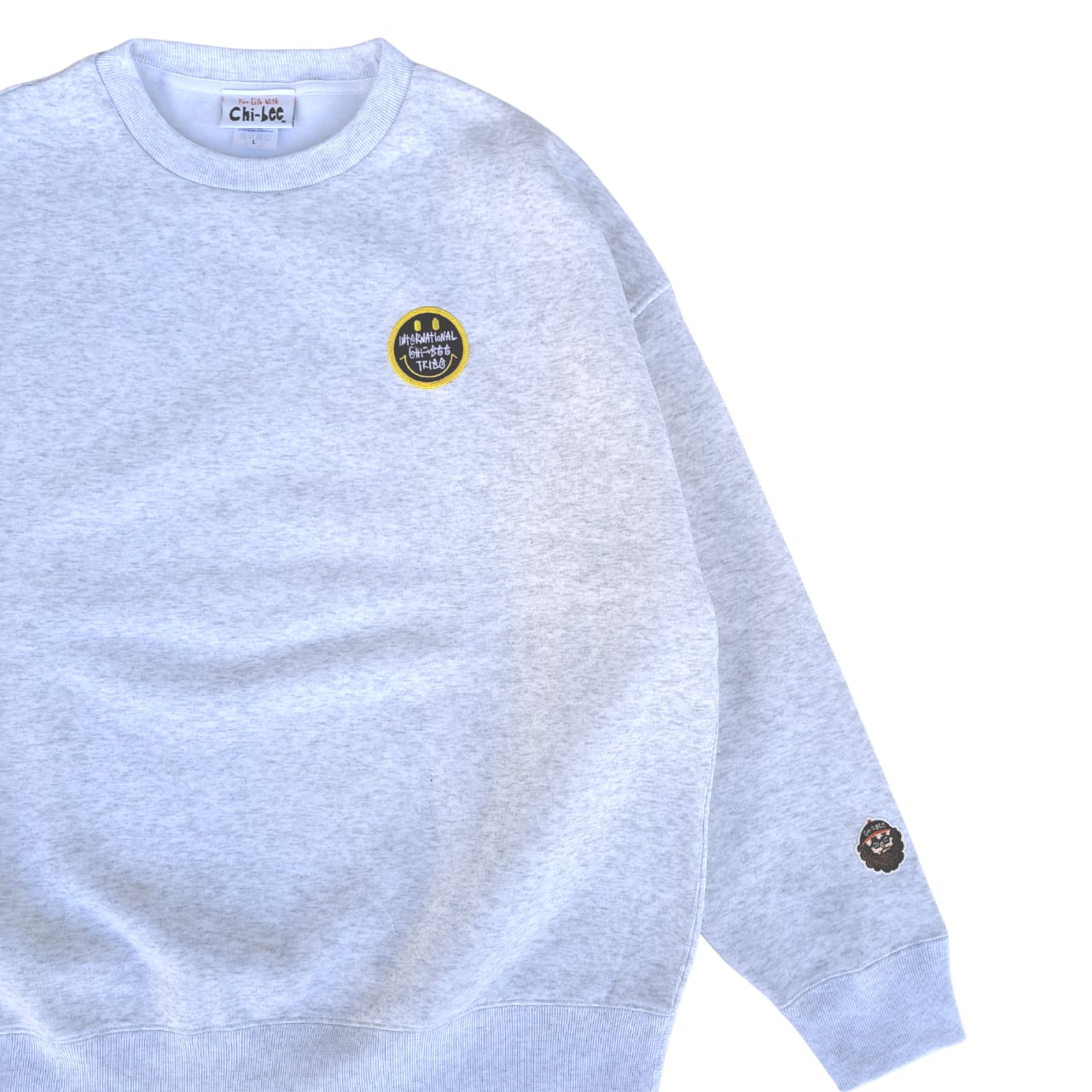 CHI-BEE smile スウェット (ash)