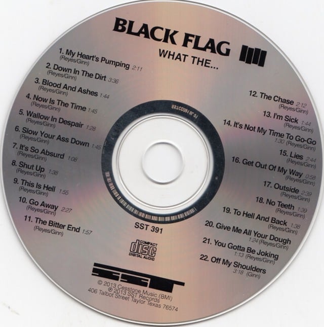 BLACK FLAG/WHAT THE | RECORD SHOP CONQUEST/レコードショップコン