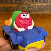 M&M's フィギュア バーガーキング グリーン レッド ミールトイ スポーツカー ミニカー おもちゃ MU-295