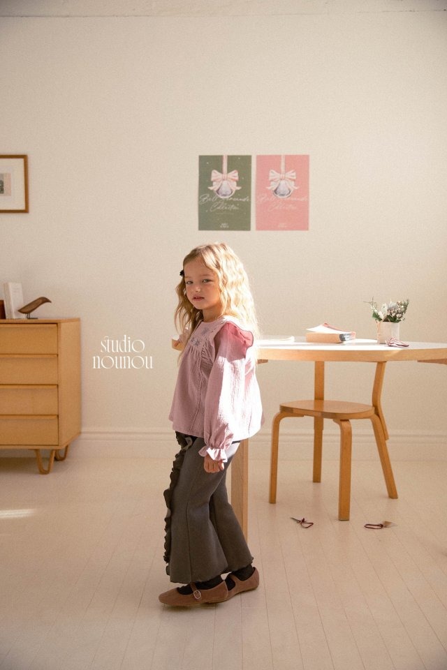 【予約商品】2025 冬 新作 STUDIO NOUNOU スタジオヌヌ 3色展開 アグパンツ