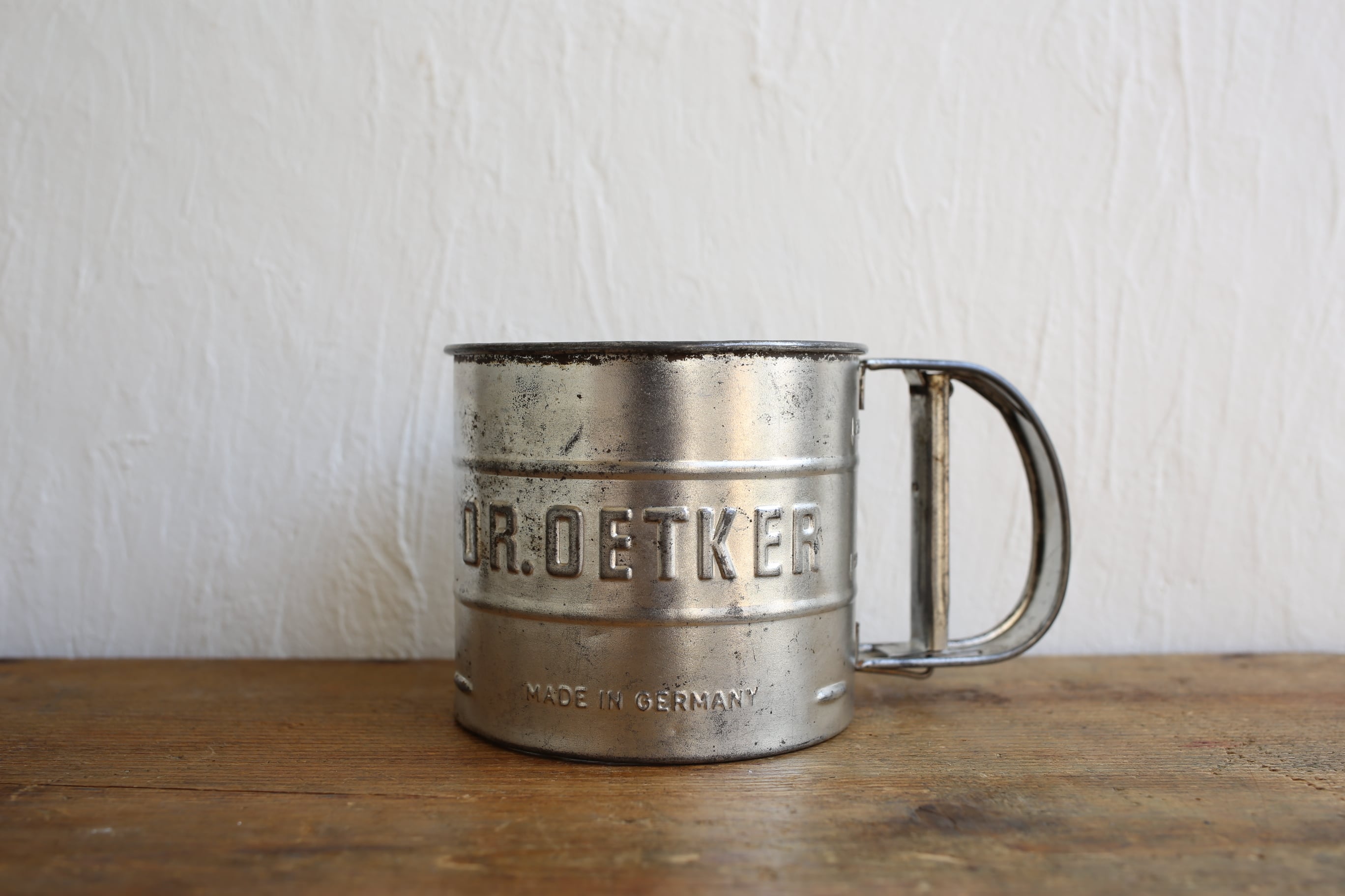 ドイツ アンティーク ヴィンテージ DR.OETKER ドクターエトカー 粉ふるい