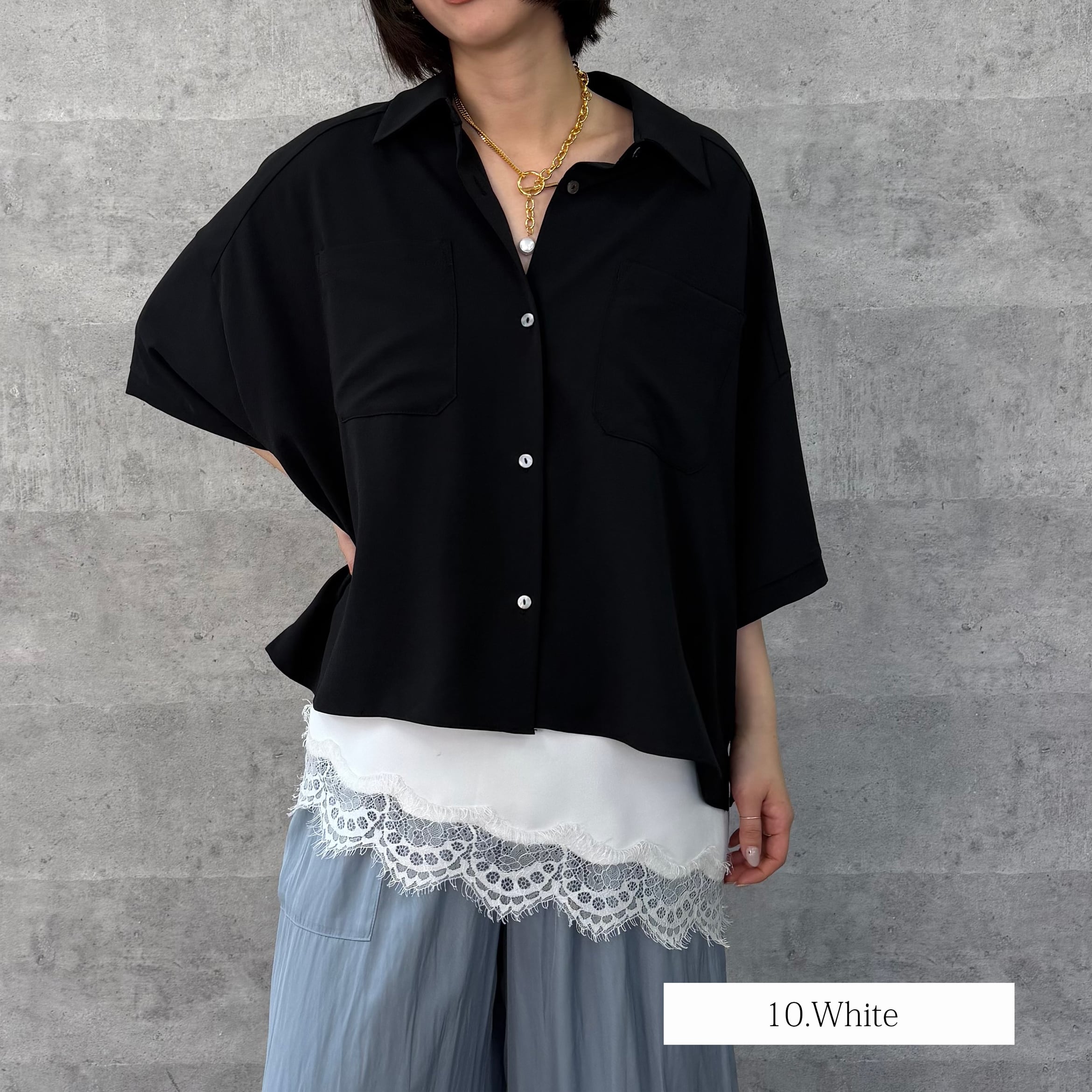 アンナケリー新品✨レースヘムアシメキャミソール 85261716 Anna Kerry（アンナケリー） レースヘムアシンメトリーキャミ 85261716