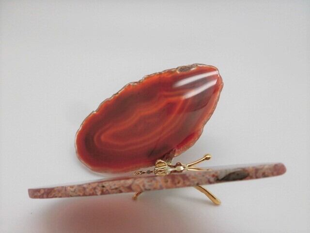 【瑪瑙】　ゴージャス蝶々　no.5