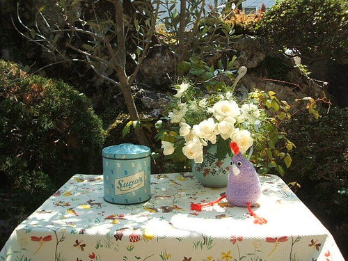 english vintage Regency Ware blue sugar tin　イギリス　ヴィンテージ　リージェンシー　ウェアー社製　シュガー缶