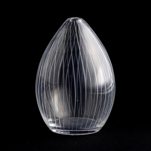 iittala イッタラ Tapio Wirkkala タピオ・ヴィルカラ ガラスの蕾の花瓶 北欧ヴィンテージ