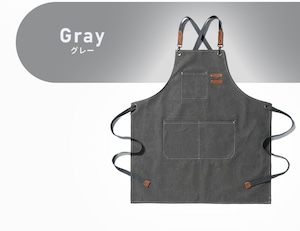 カジュアルエプロン キッチン エプロン カジュアル おしゃれ 男女兼用 作業用 料理 多機能 美容師 ガーデニング ポケット付 フリーサイズ