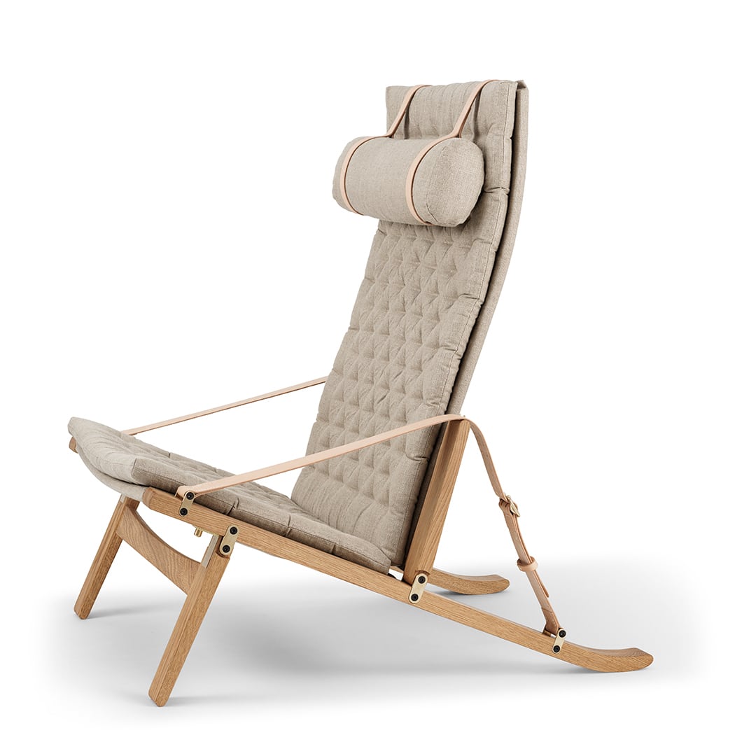 FK10 PLICO CHAIR オーク （オイル仕上）リネン ナチュラル［カール