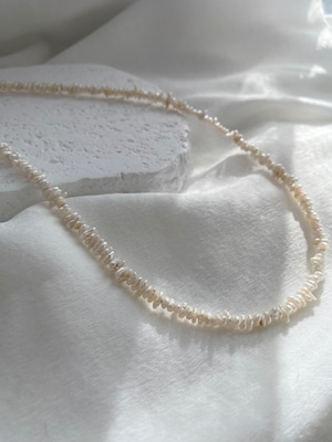 〜サンゴのような淡水パールネックレス〜