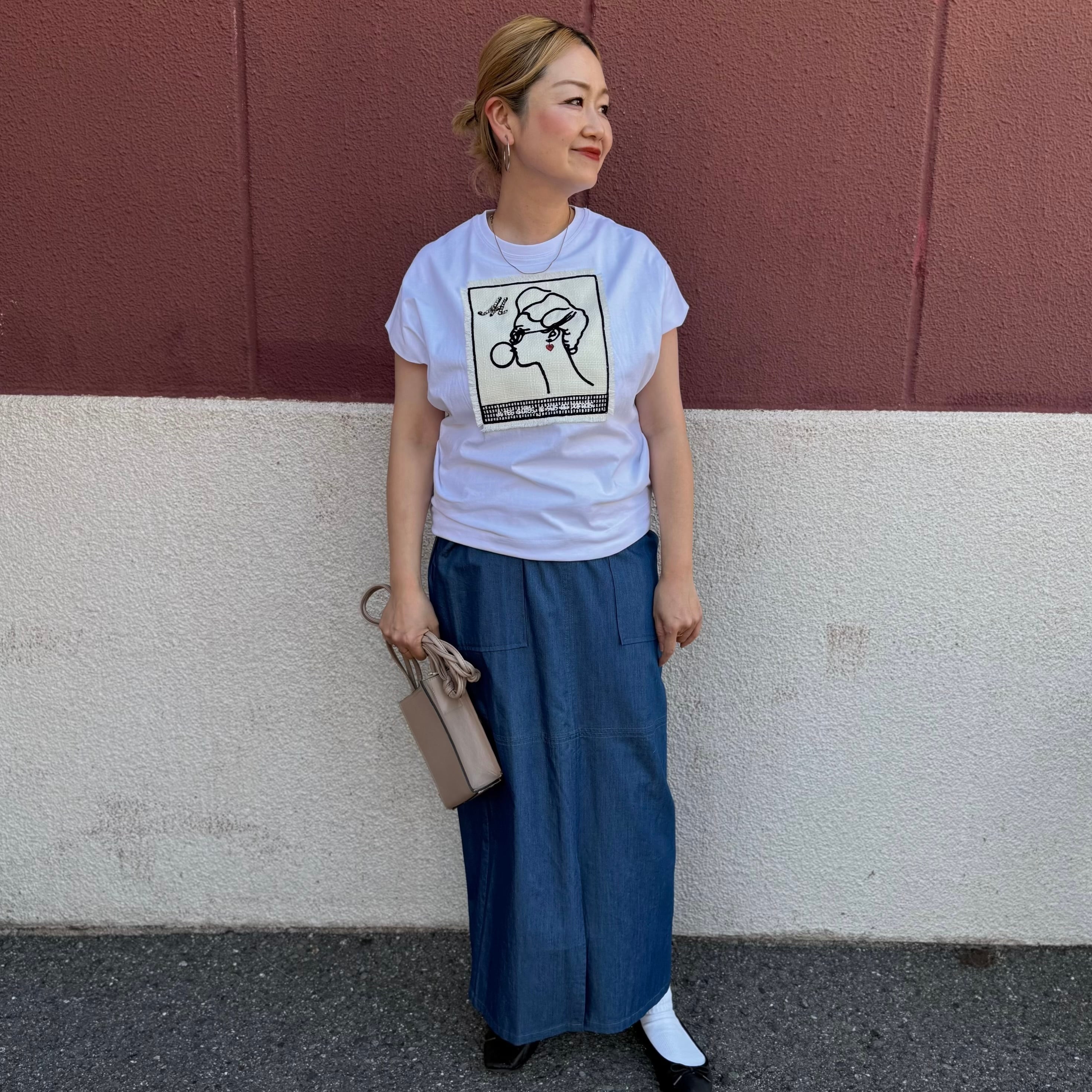 40%OFF MARIED'OR マリードール Lady刺繍貼り付けTシャツ19542 | JXT-STYLE
