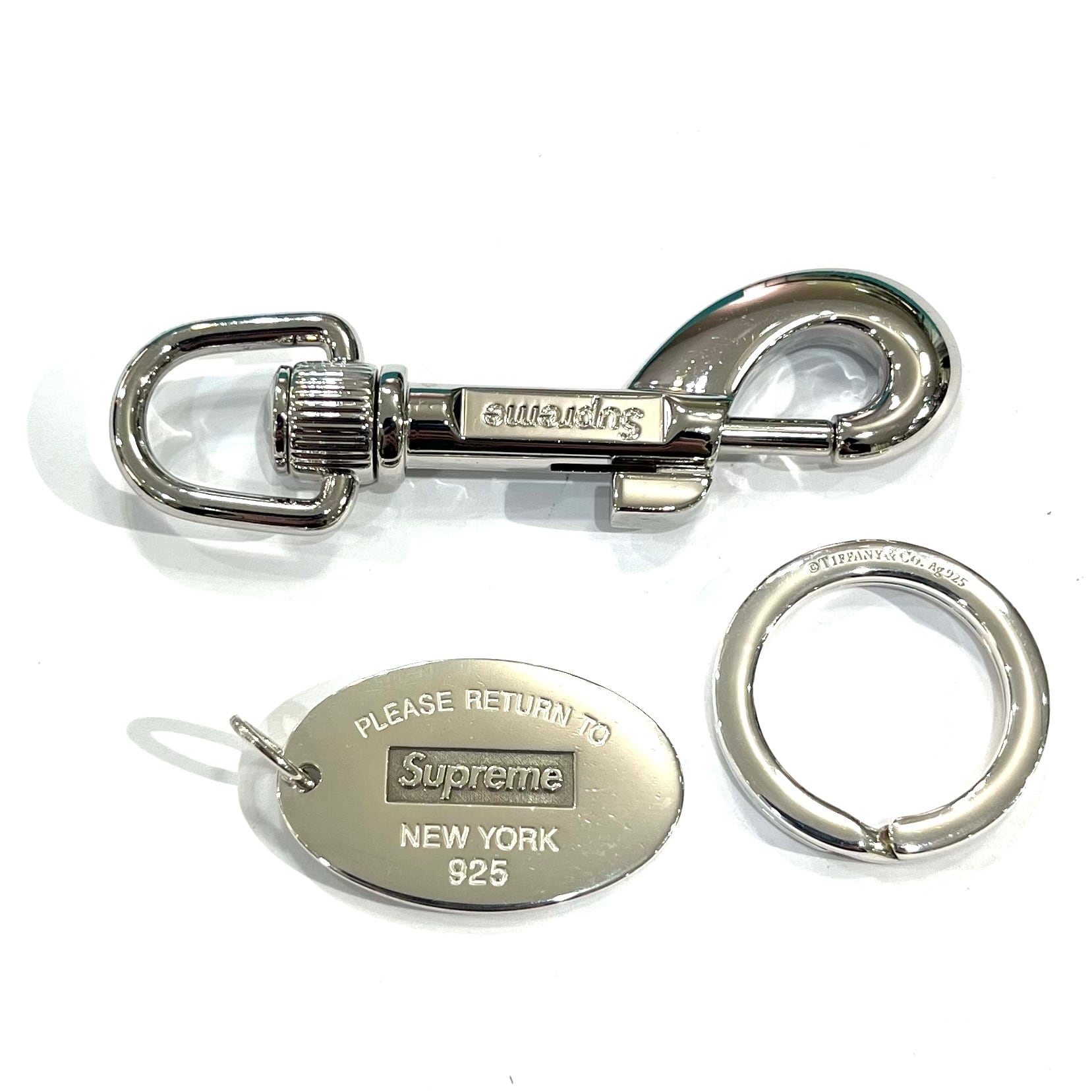 TIFFANY & Co. × Supreme】Return to Tiffany® オーバルタグ