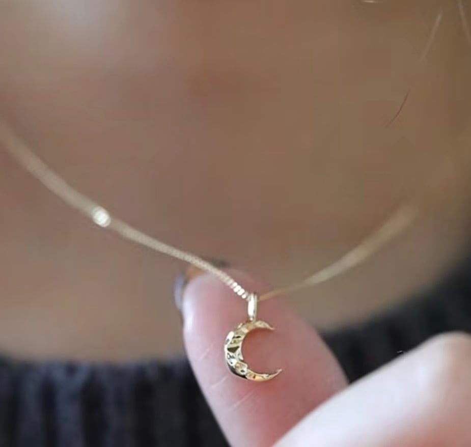 SV925moontexturenecklace