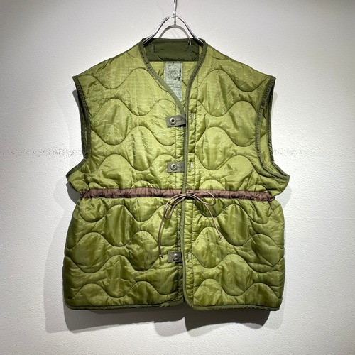 remake U.S.army quilting liner vest (LARGE) "B"