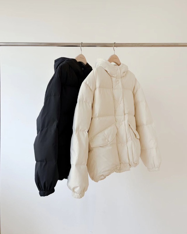 (予約) ounce / Pocket hood duck down padding 2color