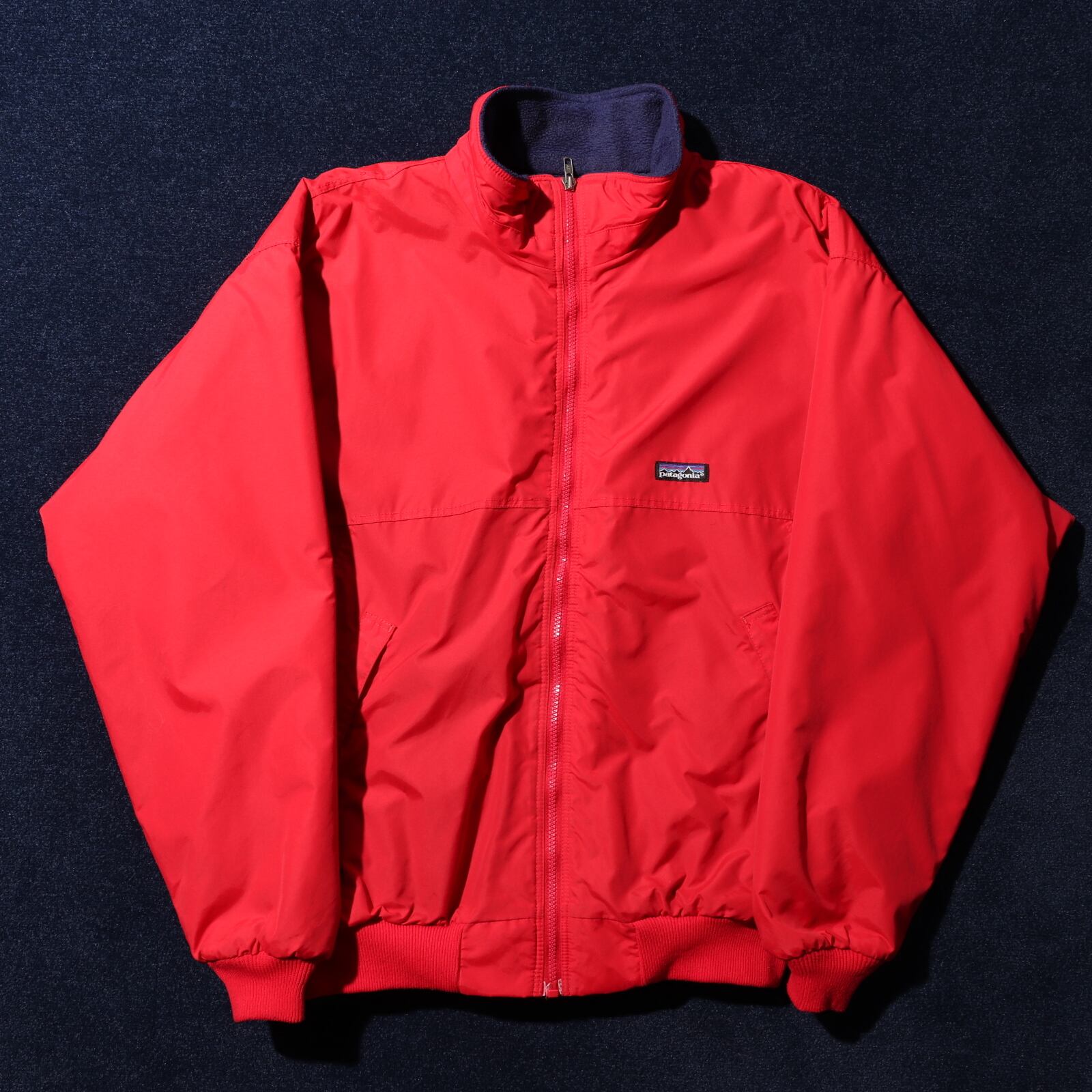 L USA 90s 赤 Patagonia Shelled Synchilla Jacket シェルドシンチラ  