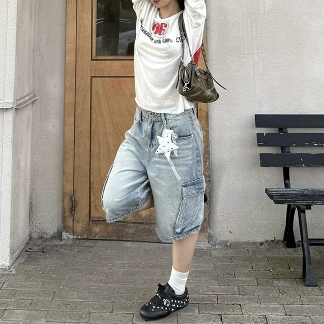 ビッグナンバリンググラフィックルーズフォルムTシャツ 1col R02472