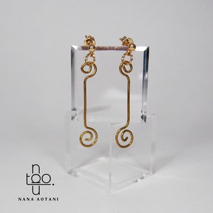 真鍮ぐるぐるピアス＆イヤリング