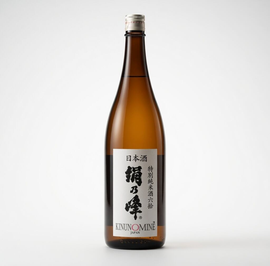 絹乃峰純米60 1800ml】地元、飲食店メインの商品で要望多く販売する