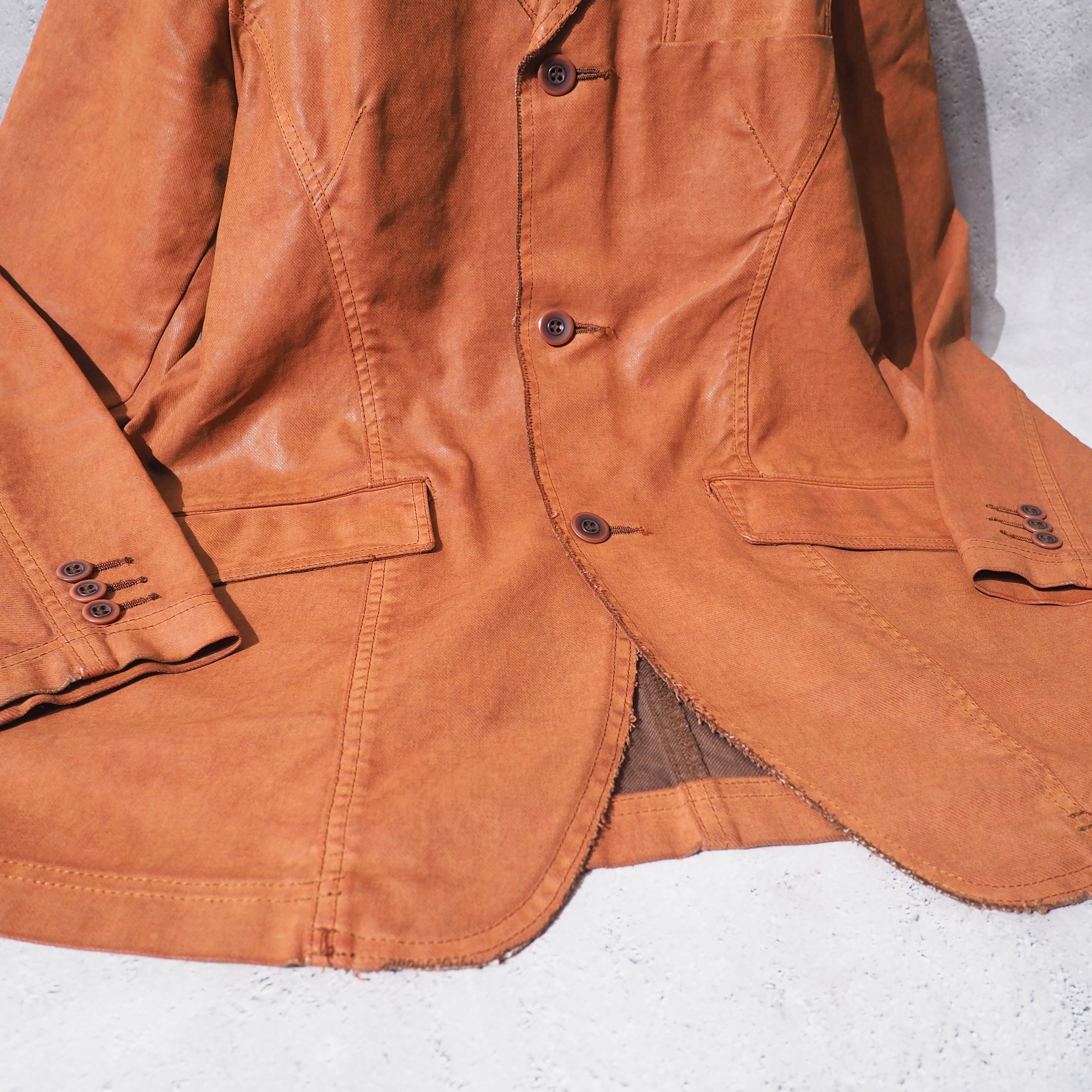 1990s " Monsieur Nicole " ” 染色 ” Over dye coating vintage jacket